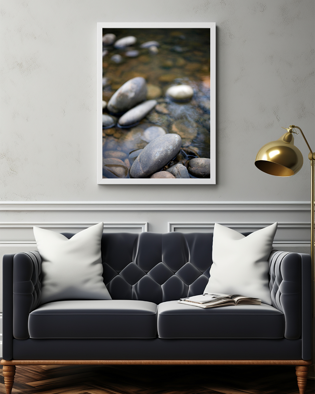 Tiny Boulders - Rainforest Print