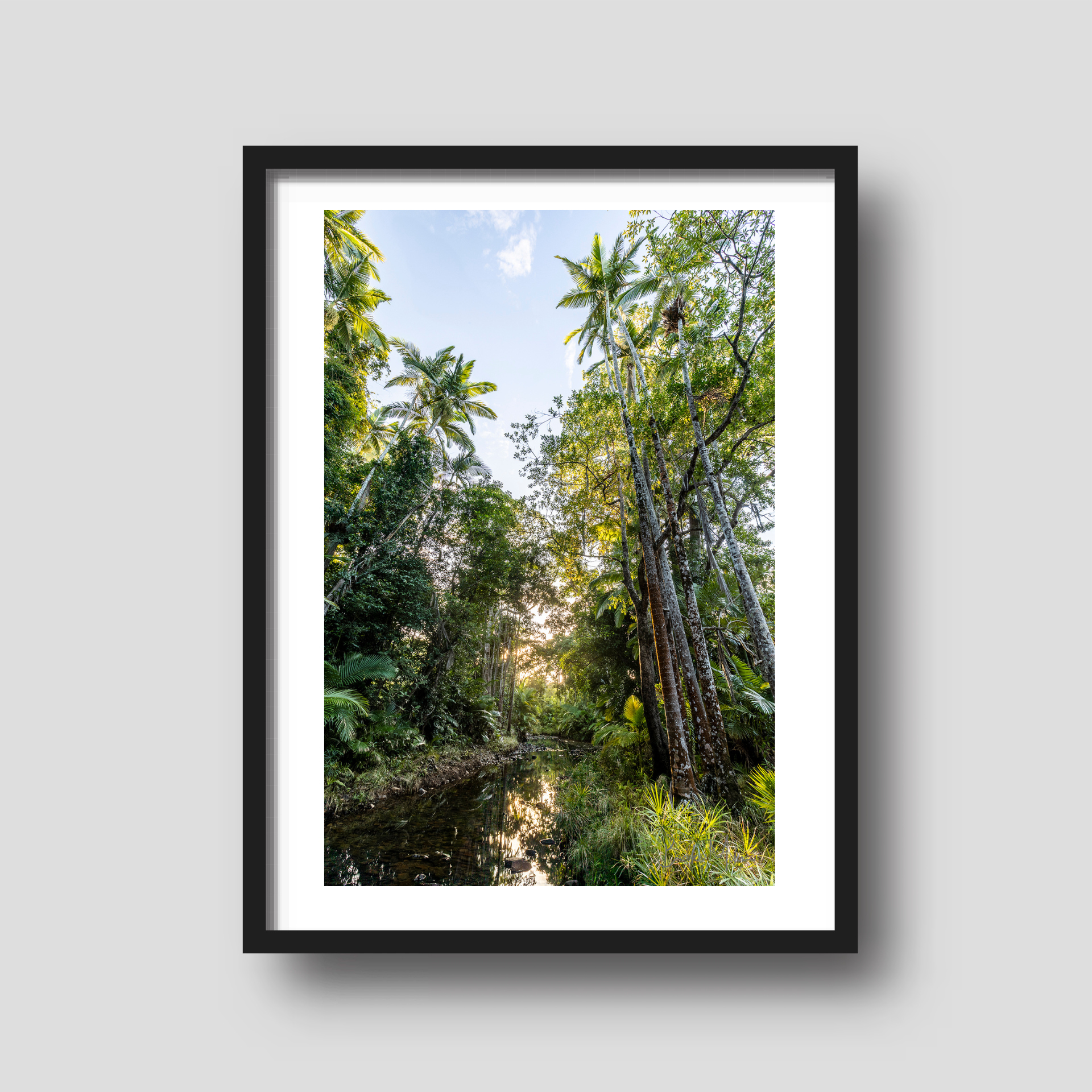 Tropical Skyscrapers - Jungle Creek Print