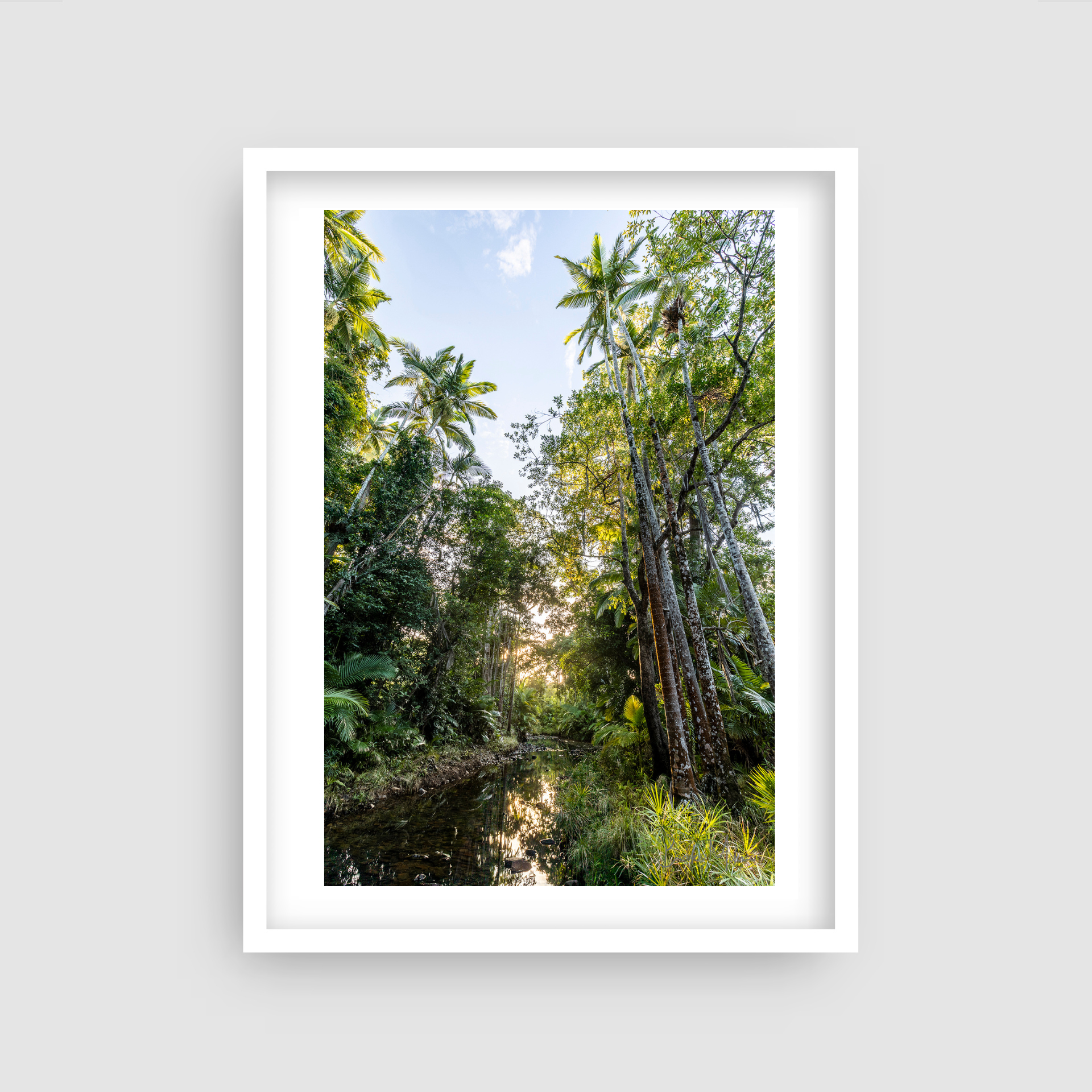 Tropical Skyscrapers - Jungle Creek Print
