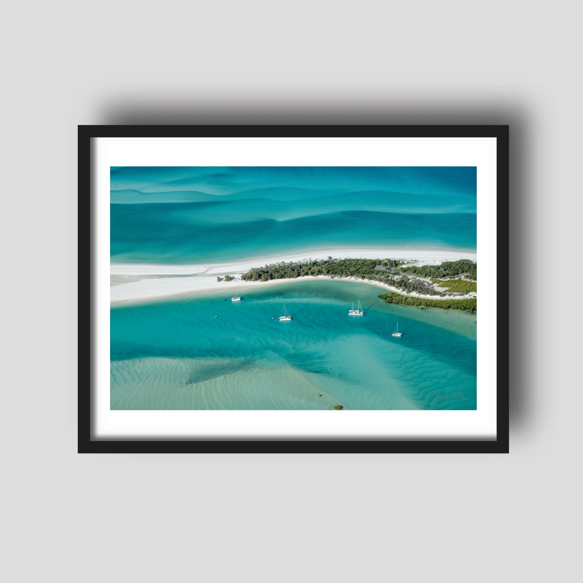 Tucked Away - Whitehaven Print