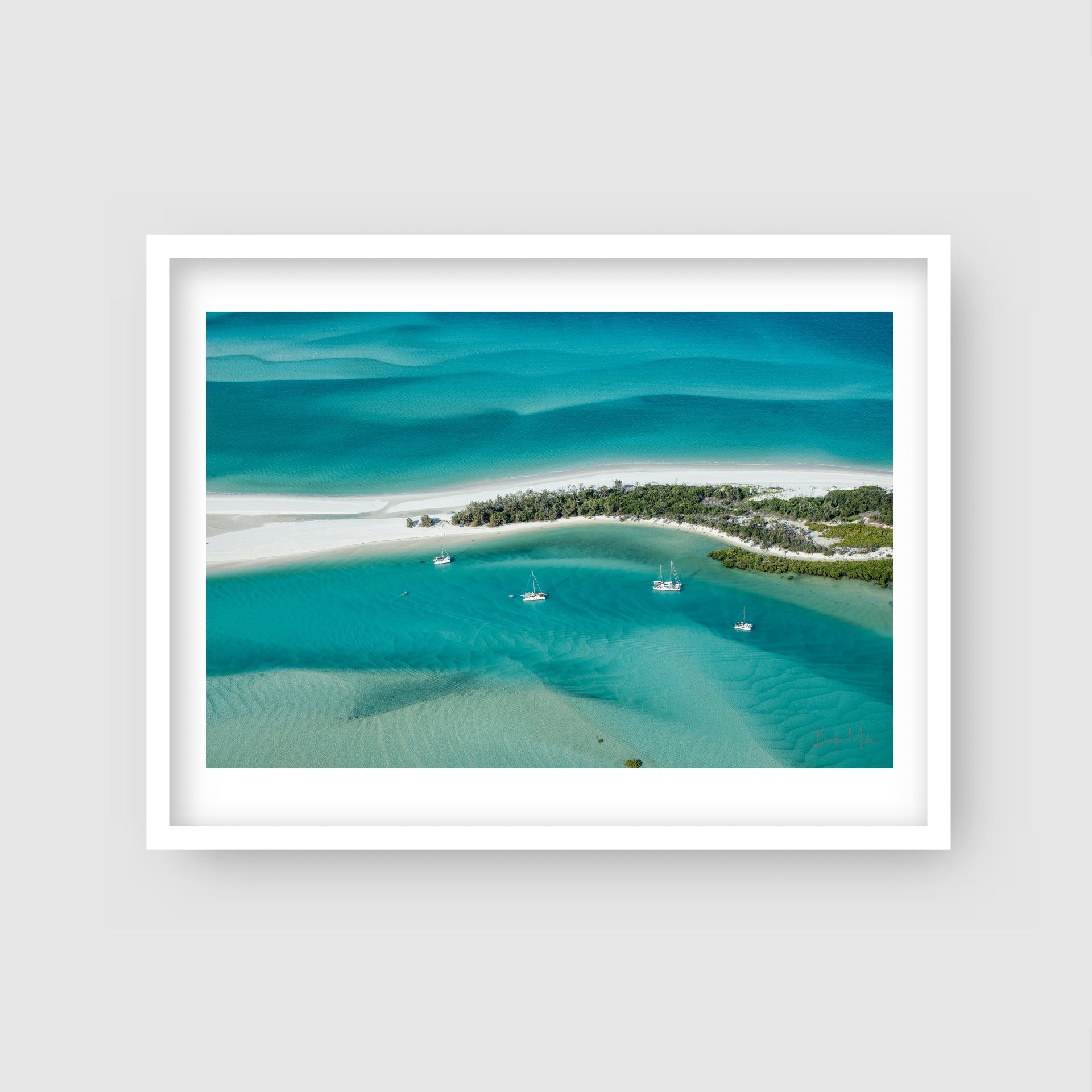 Tucked Away - Whitehaven Print