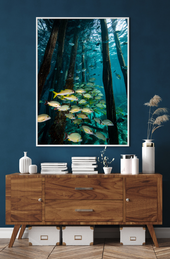 Under the Bridge - Underwater Reef Print