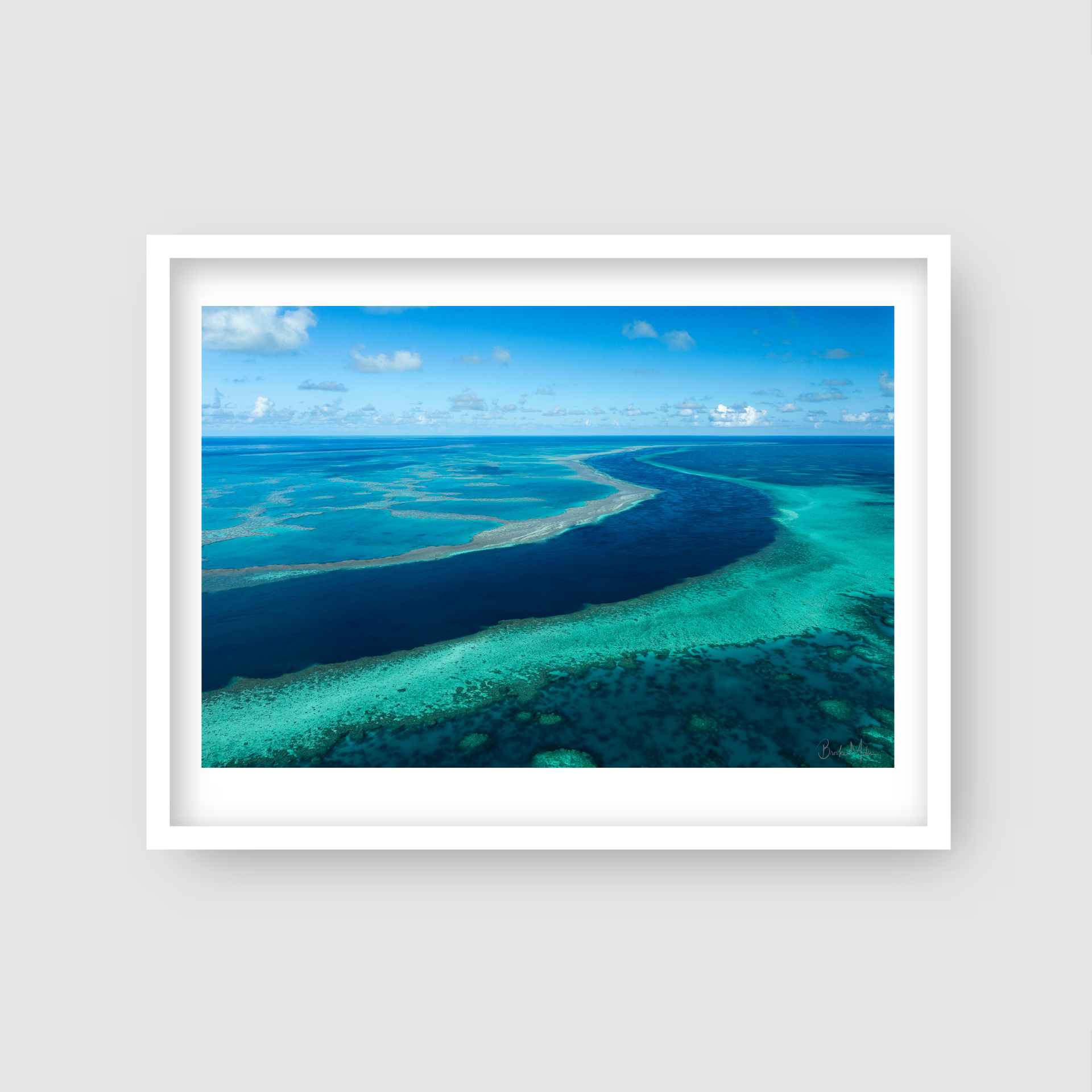 Waterway - Great Barrier Reef Print