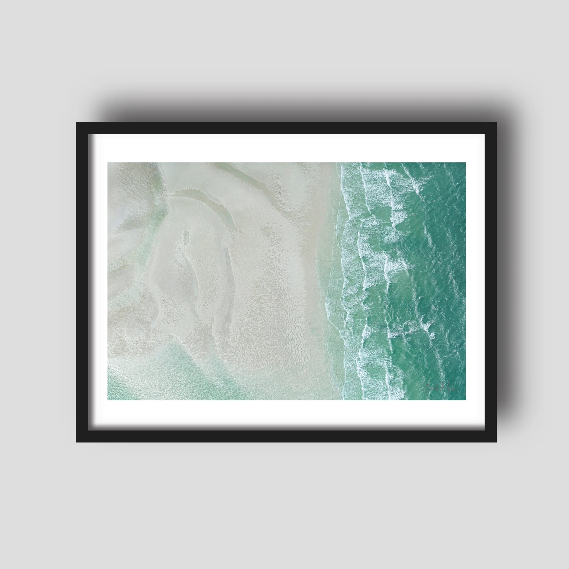 White Waves - Hill Inlet Aerial Print