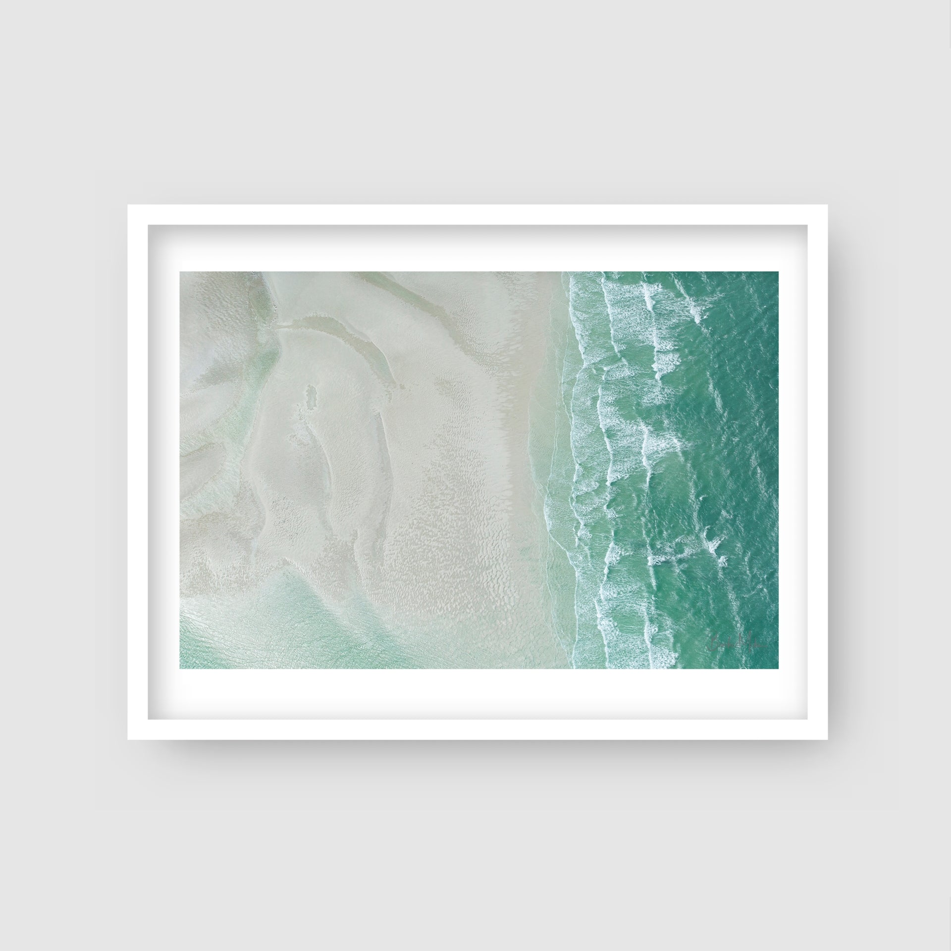 White Waves - Hill Inlet Aerial Print