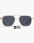 Good Citizens Newport Sunglasses White – 100% Recycled & Customisable