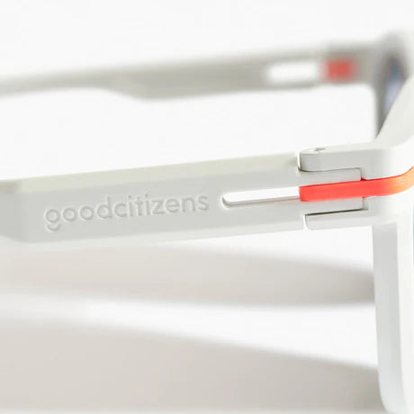 Good Citizens Palm Beach White Sunglasses | Recycled Customisable