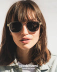 Good Citizens Newport Sunglasses lemonade – 100% Recycled & Customisable