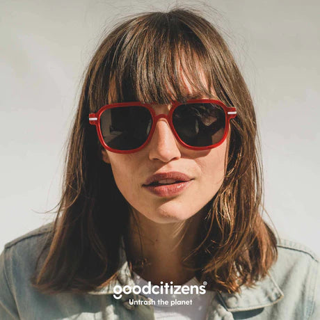 Good Citizens Newport Sunglasses Cherry Soda – 100% Recycled & Customisable