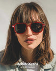 Good Citizens Newport Sunglasses Cherry Soda – 100% Recycled & Customisable