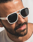 Good Citizens Newport Sunglasses White – 100% Recycled & Customisable