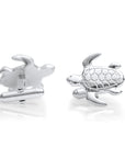 Turtle Cufflinks  - Sterling Silver