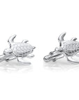 Turtle Cufflinks  - Sterling Silver