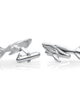 Whale Cufflinks  - Sterling Silver