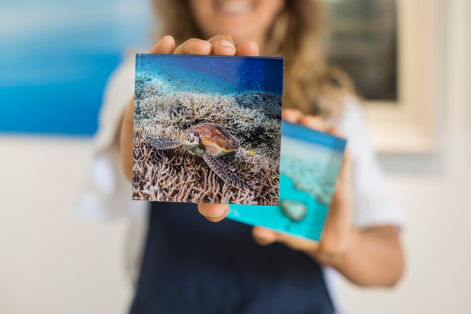 Acrylic Tile Turtle Print Crush