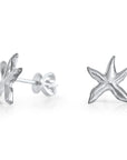 Star Fish Earrings  - Sterling Silver