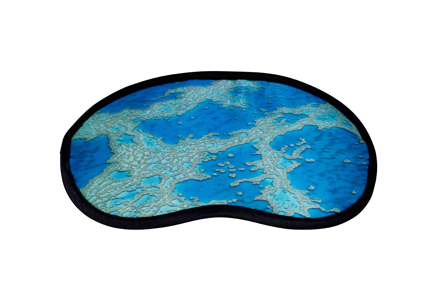 Eye Mask Coral Veins Print