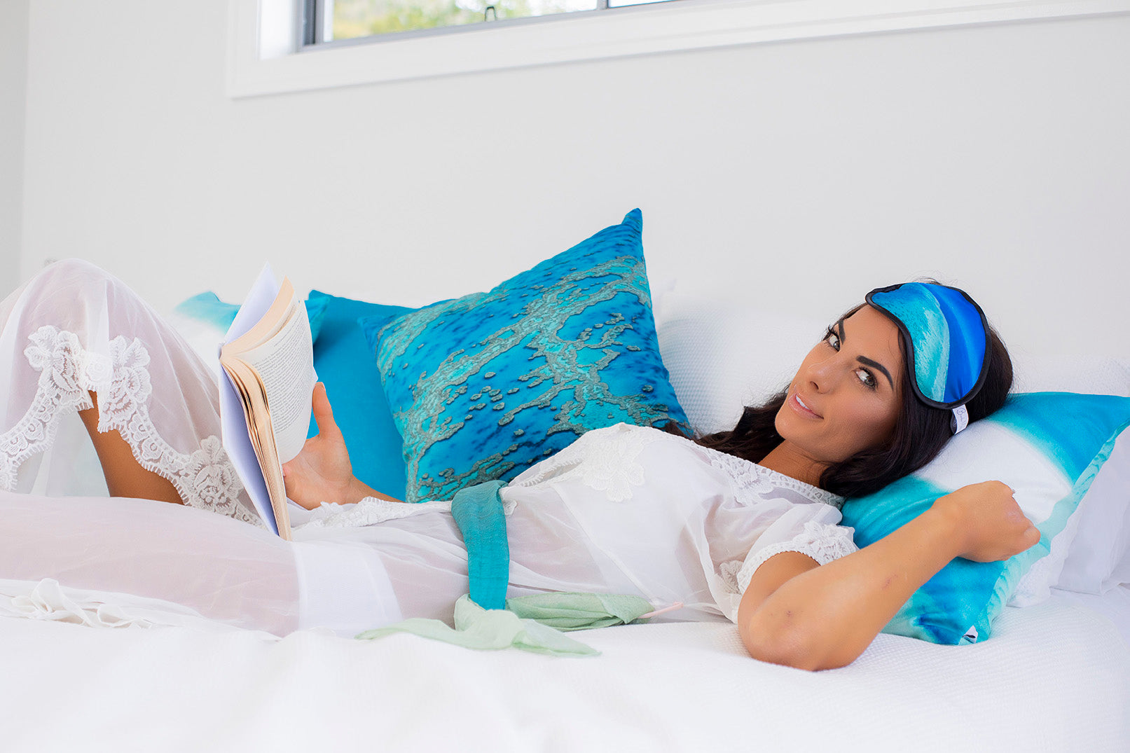 Eye Mask 'Reef Vista' Print