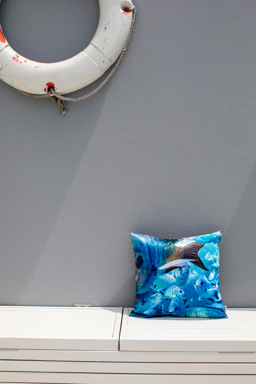 Cushion Cover  Damsel Fish Print