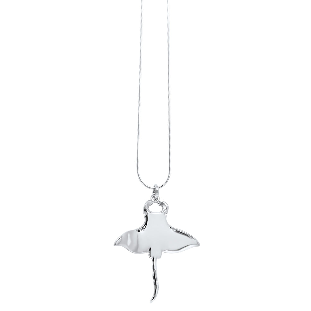 Large Manta Ray Sterling Silver Pendant Wholesale