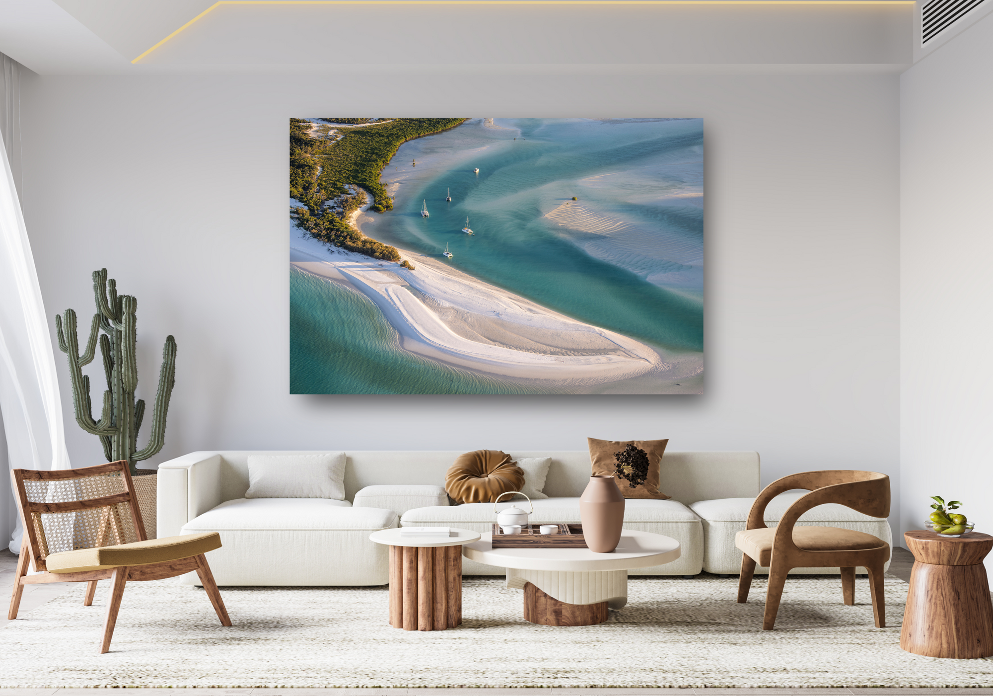 hill inlet at sunset photo print