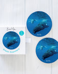 Round Glass Photo Coaster 'Playtime'