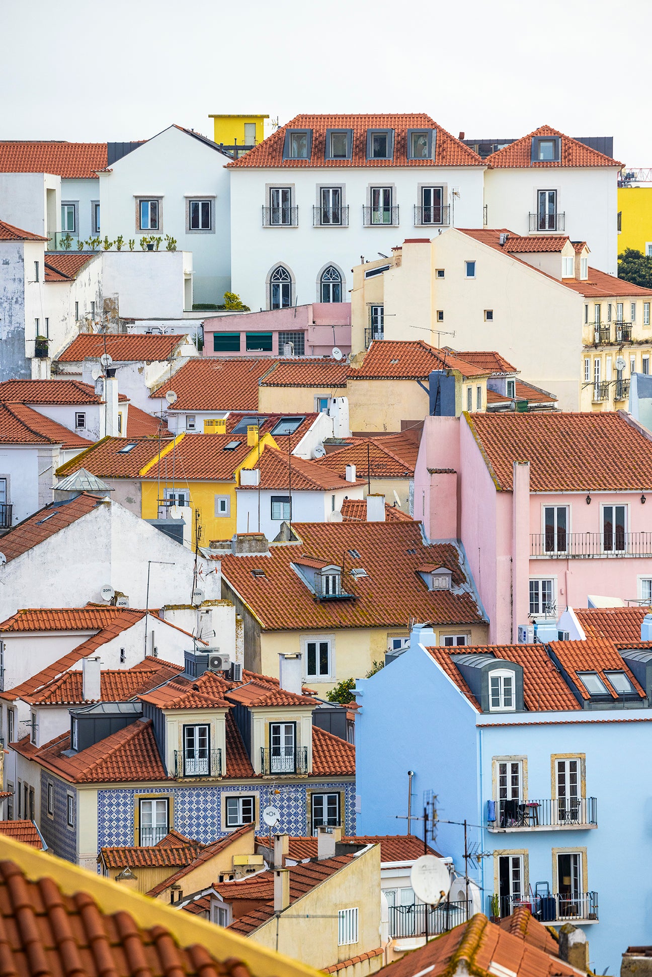 Lisbon Rooftops - Portugal Travel Print