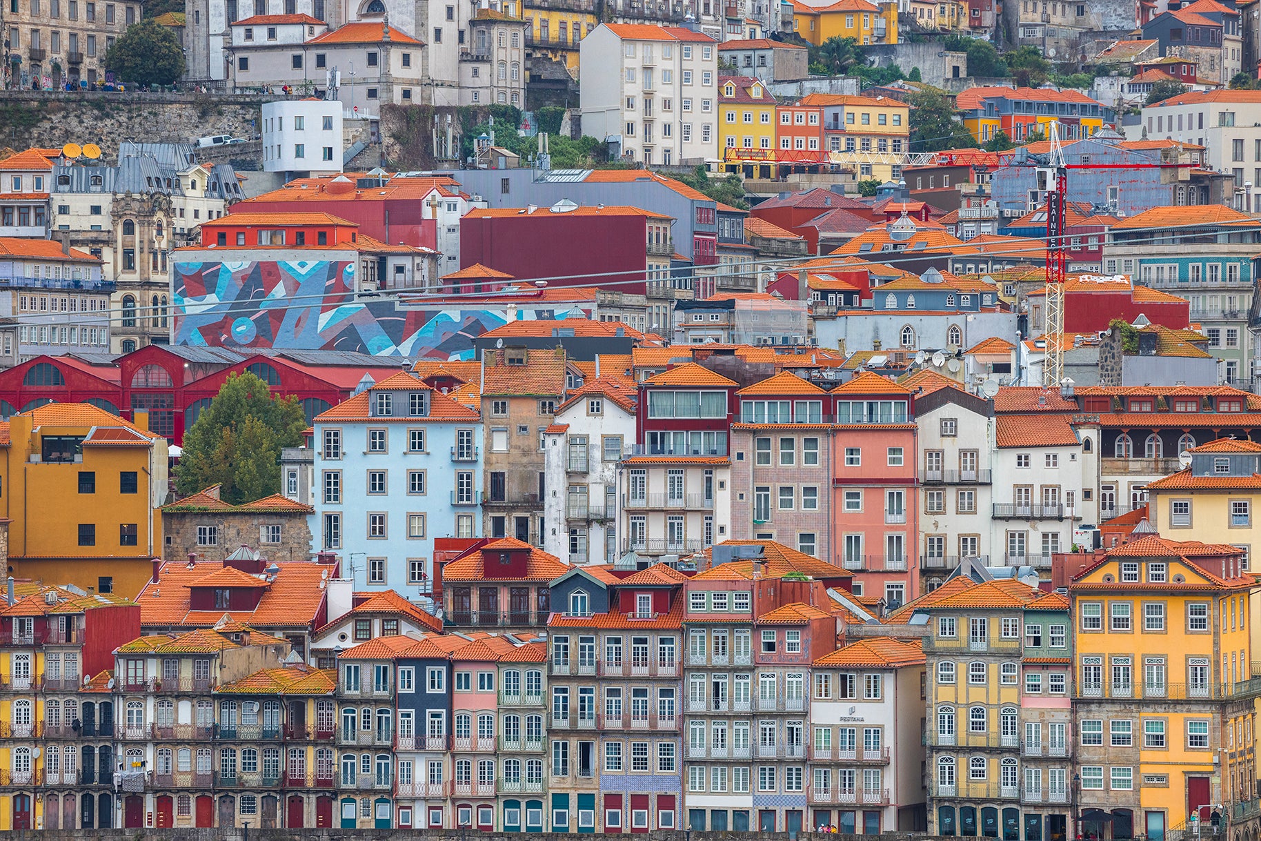 Riberia Rooftops - Portugal Travel Print