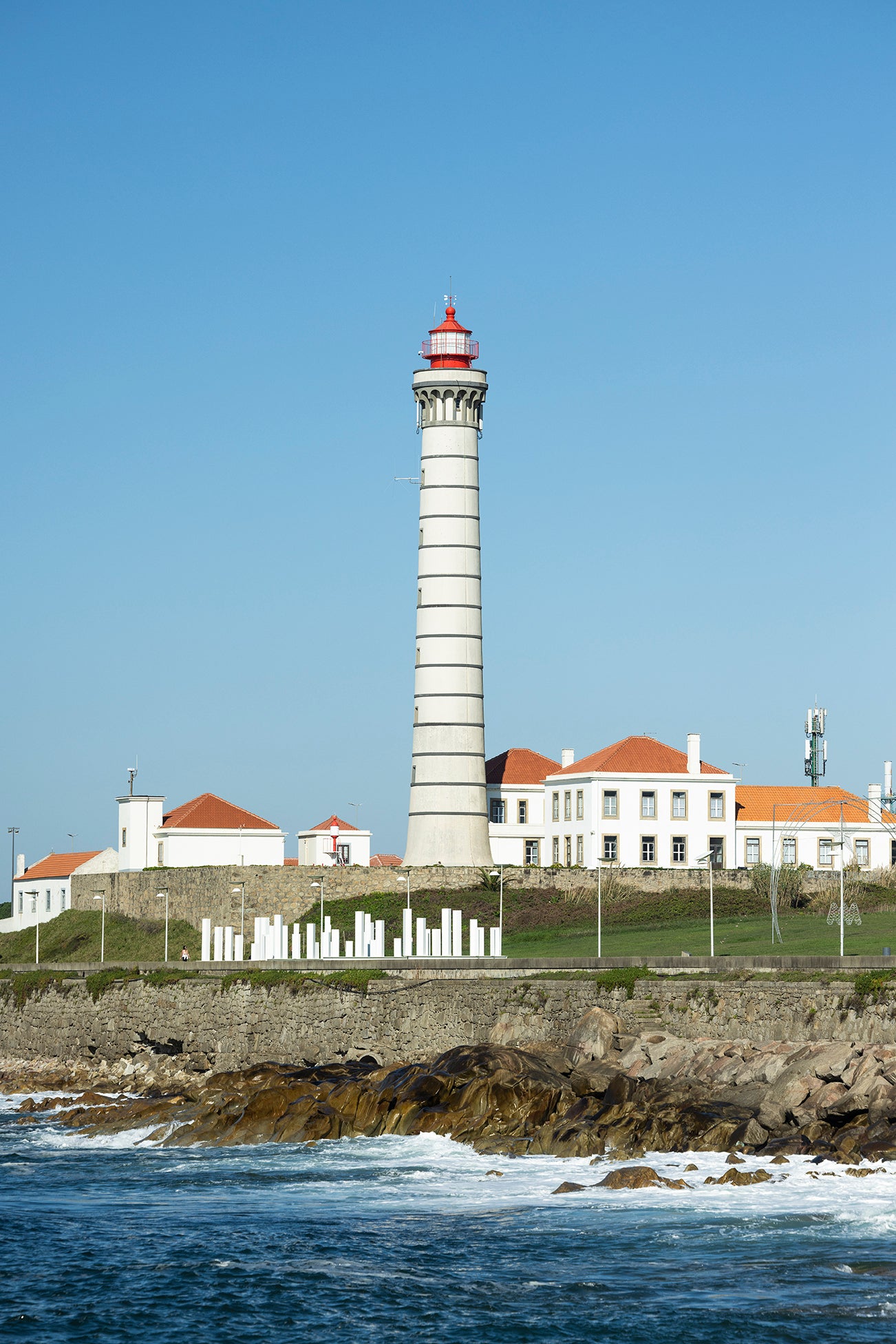 Leça Lighthouse - Portugal Coastal Travel Print