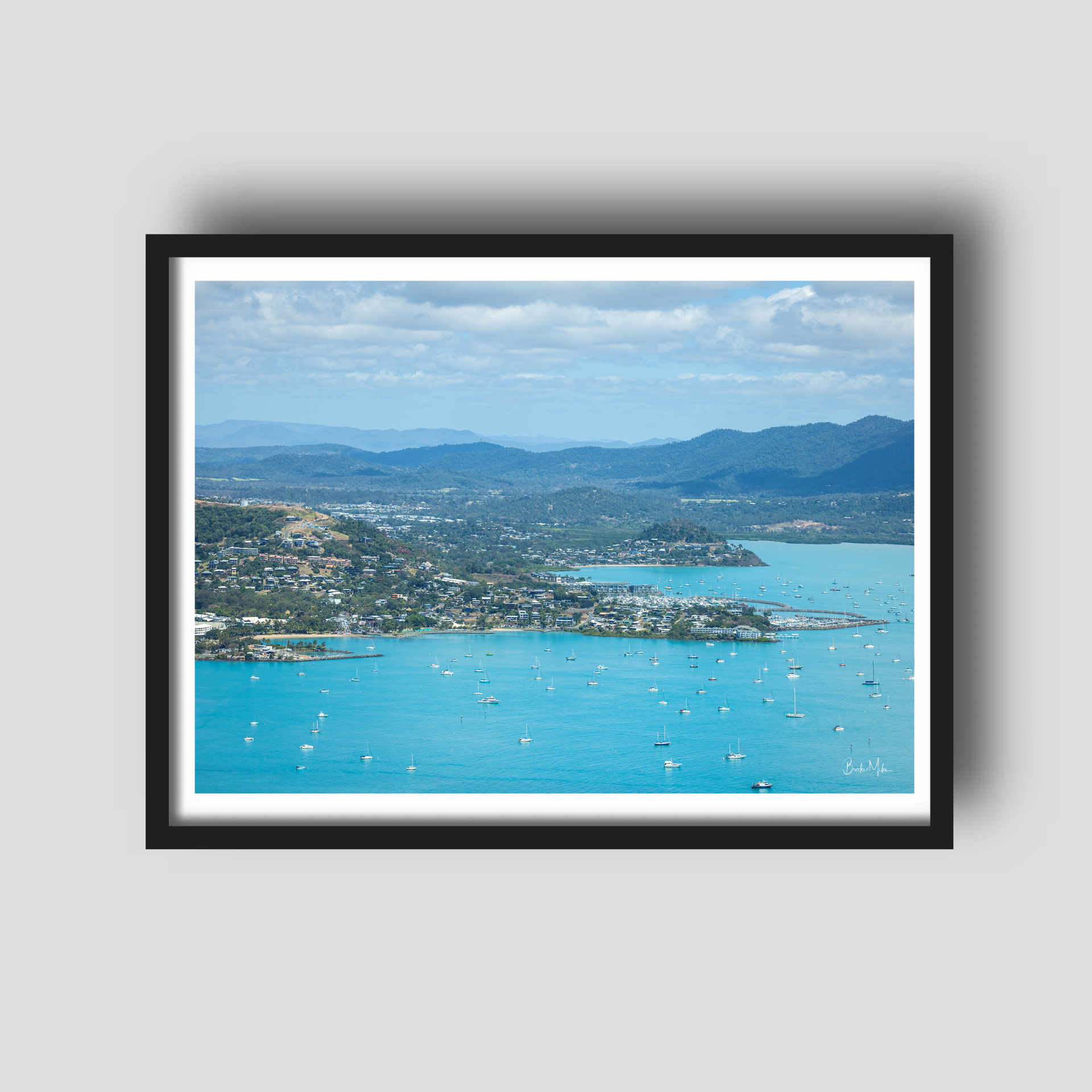 Misty Moorings - Airlie Beach Print