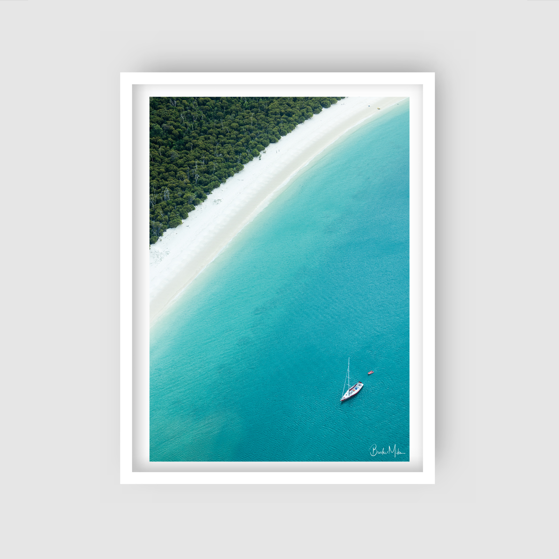 Beach Cruiser - Whitehaven Beach Print