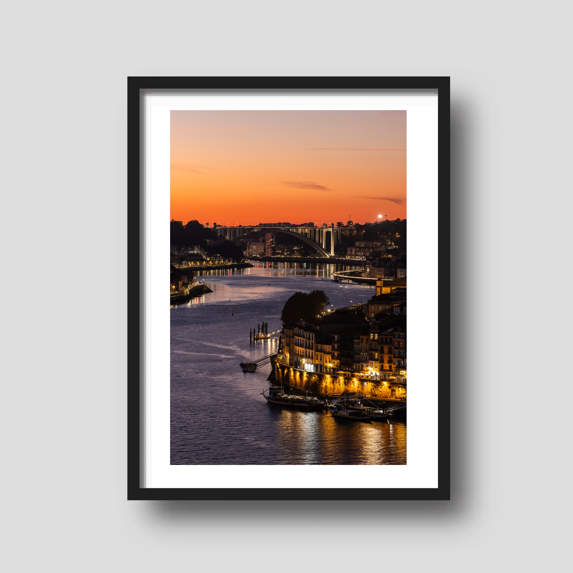 Douro Radiates - Portugese Sunset Travel Print