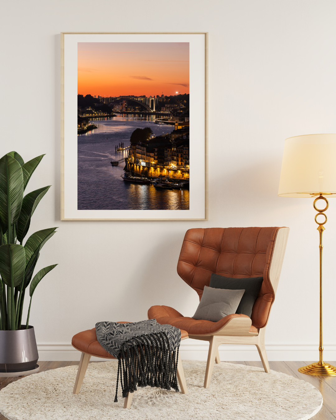 Douro Radiates - Portugese Sunset Travel Print