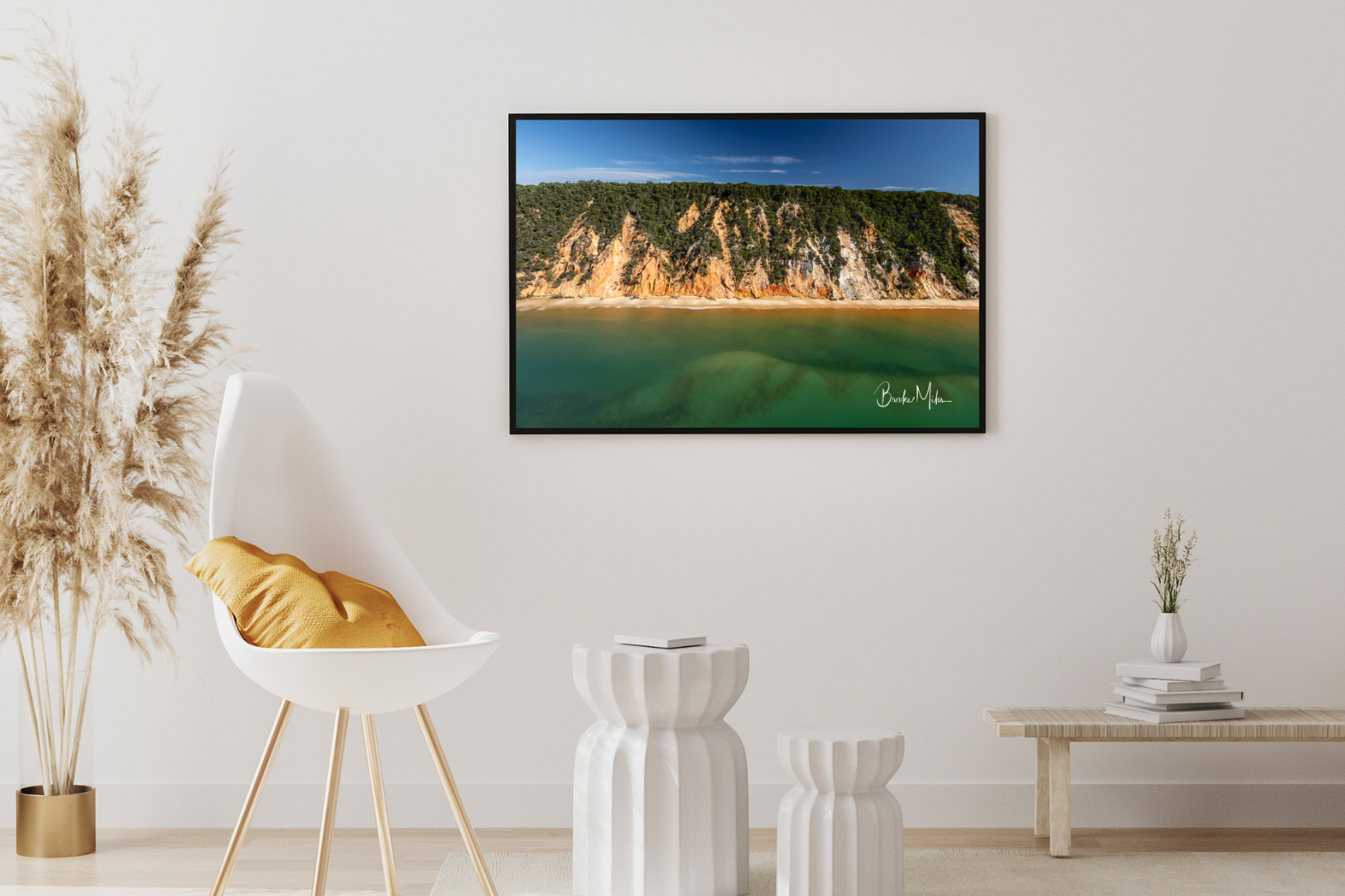 Rainbow Stacks - Nature Coastal Print