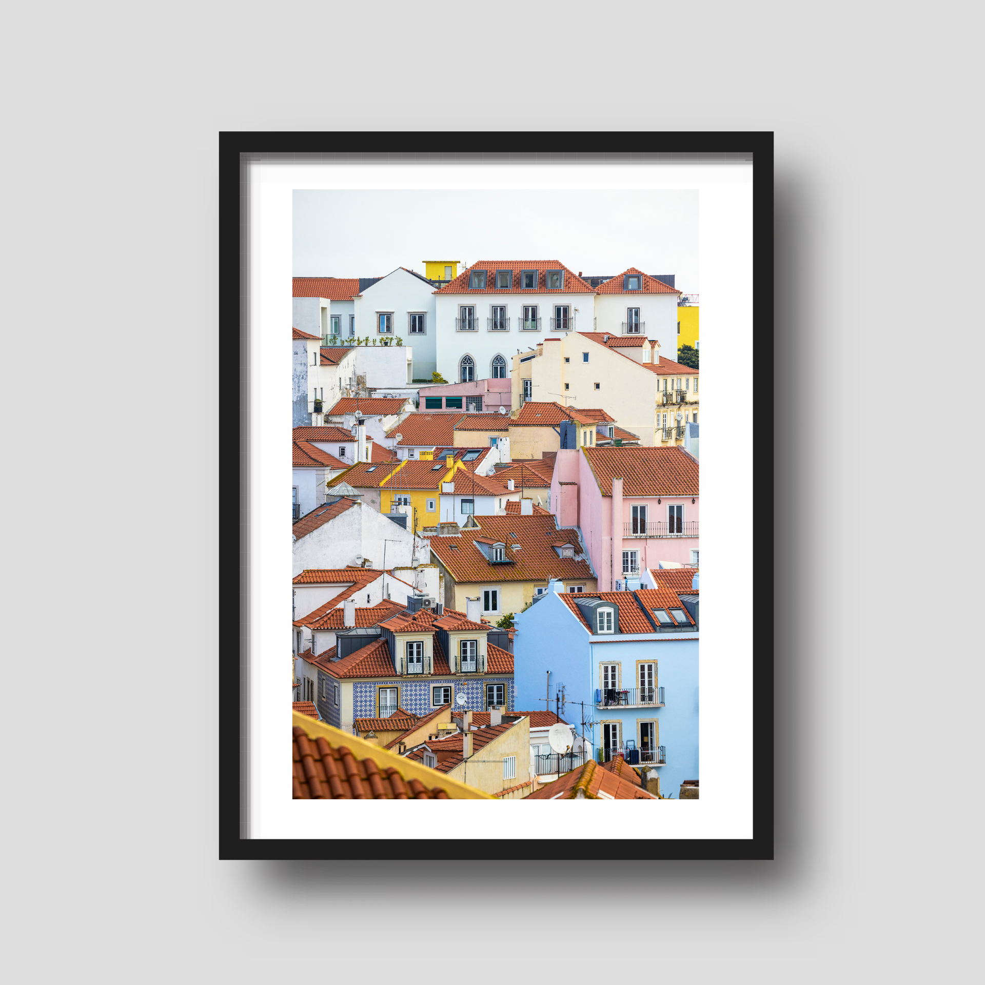 Lisbon Rooftops - Portugal Travel Print