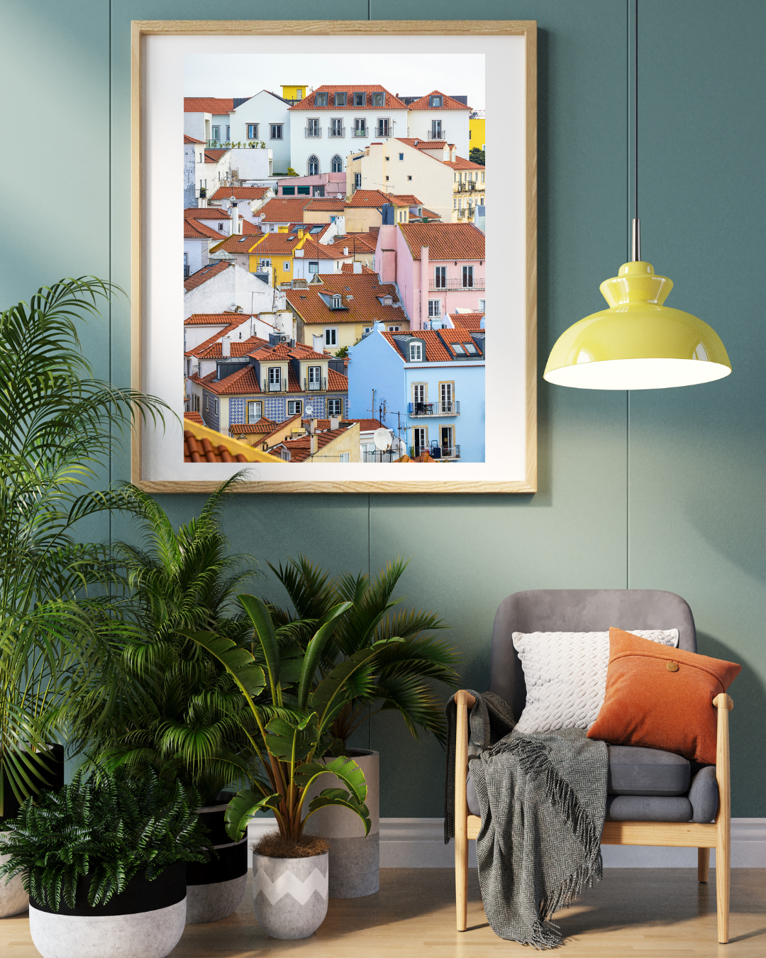 Lisbon Rooftops - Portugal Travel Print