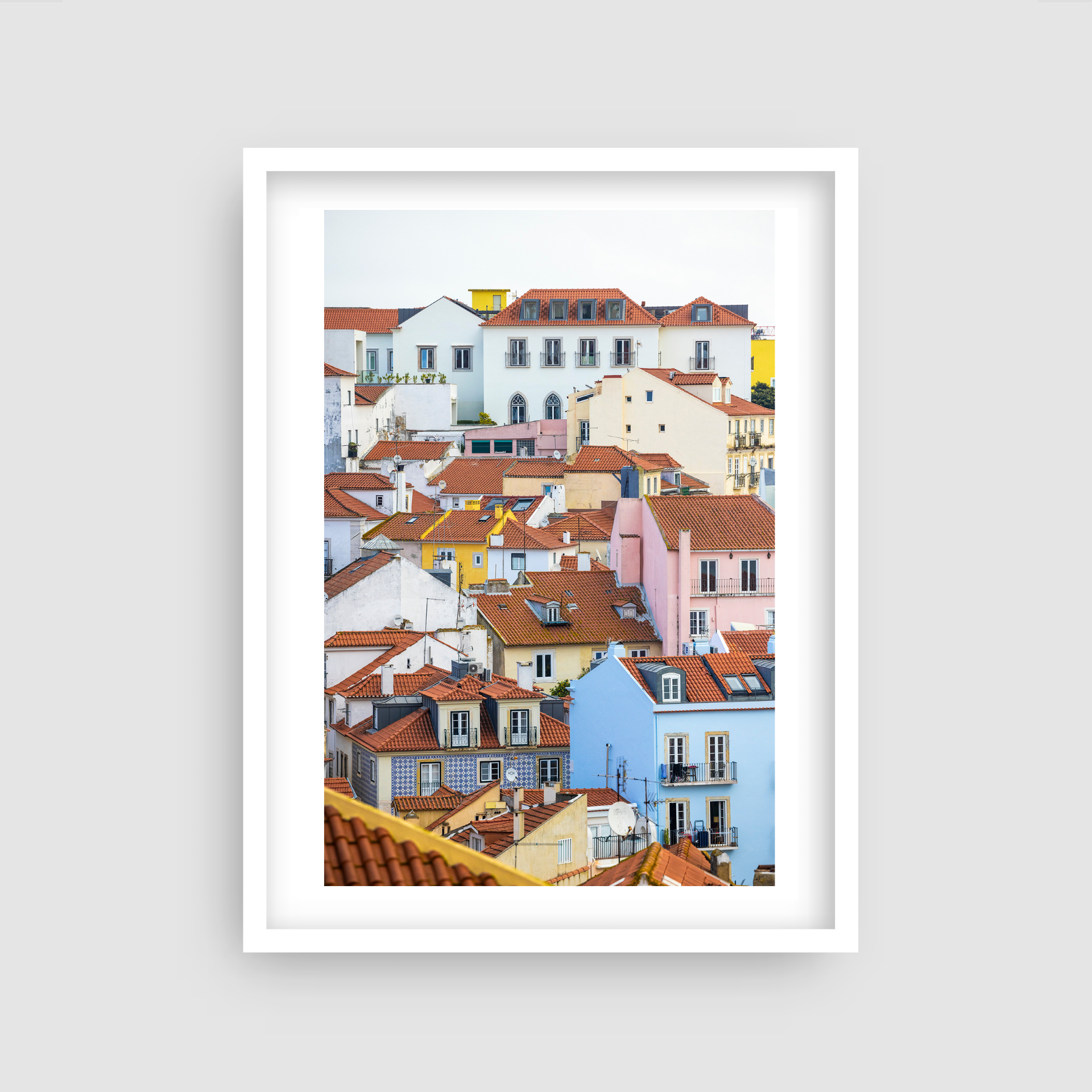 Lisbon Rooftops - Portugal Travel Print