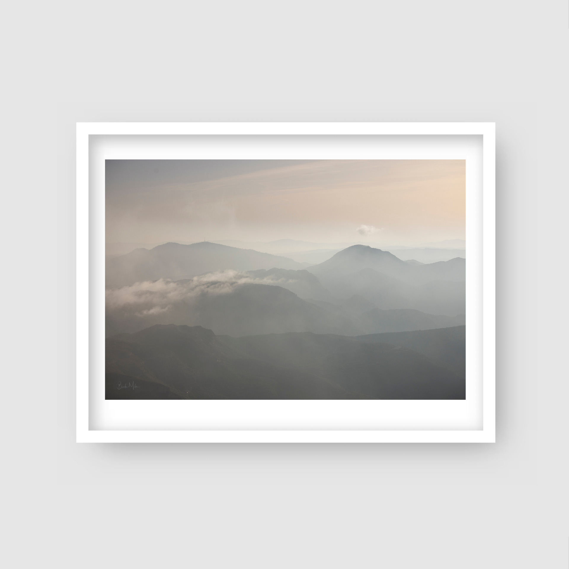 Montserrat Peaks - Barcelona Travel Print