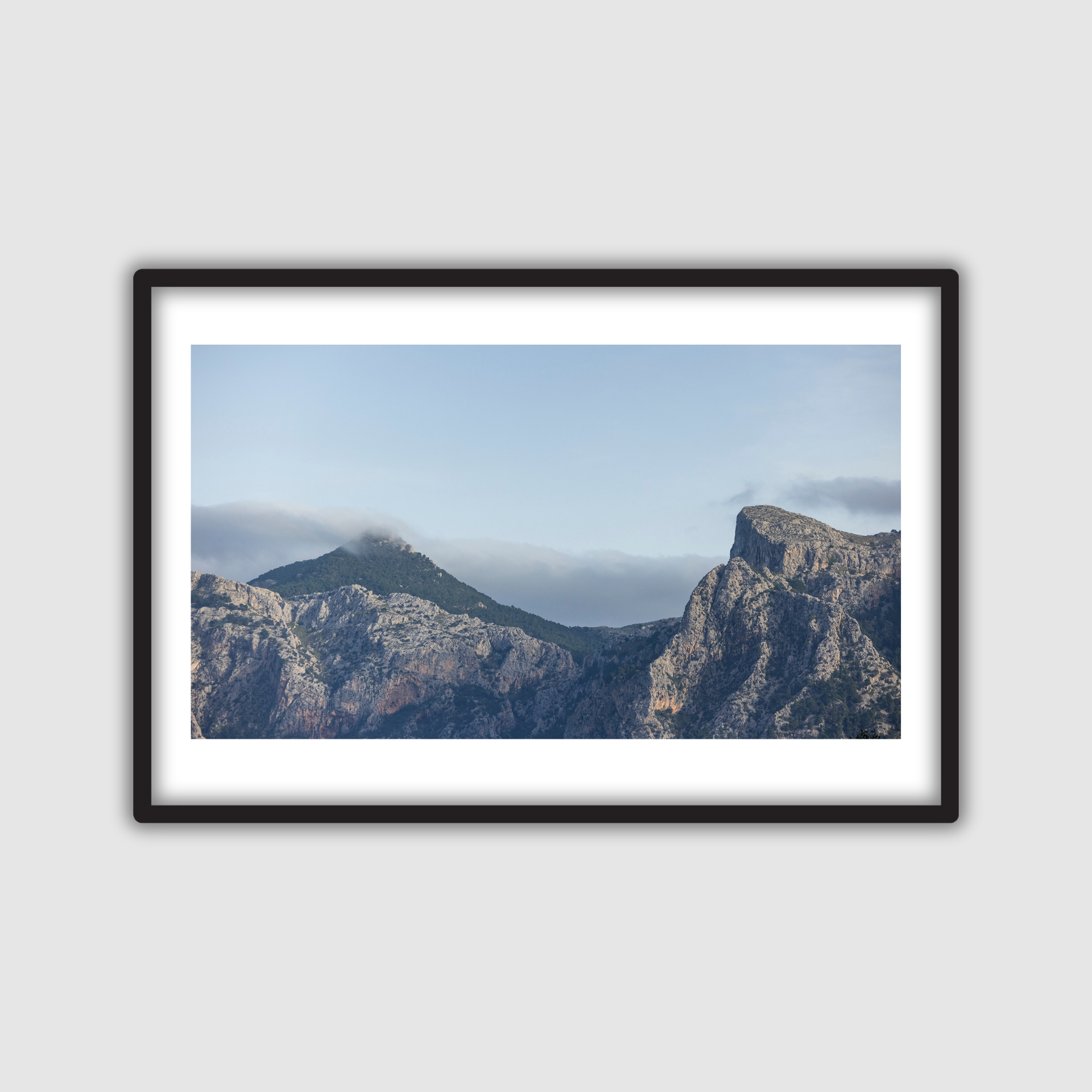 Tramuntana Ridge - Mallorca Mountain Travel Print