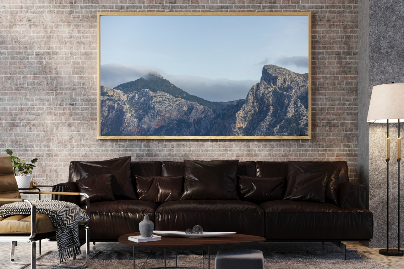 Tramuntana Ridge - Mallorca Mountain Travel Print