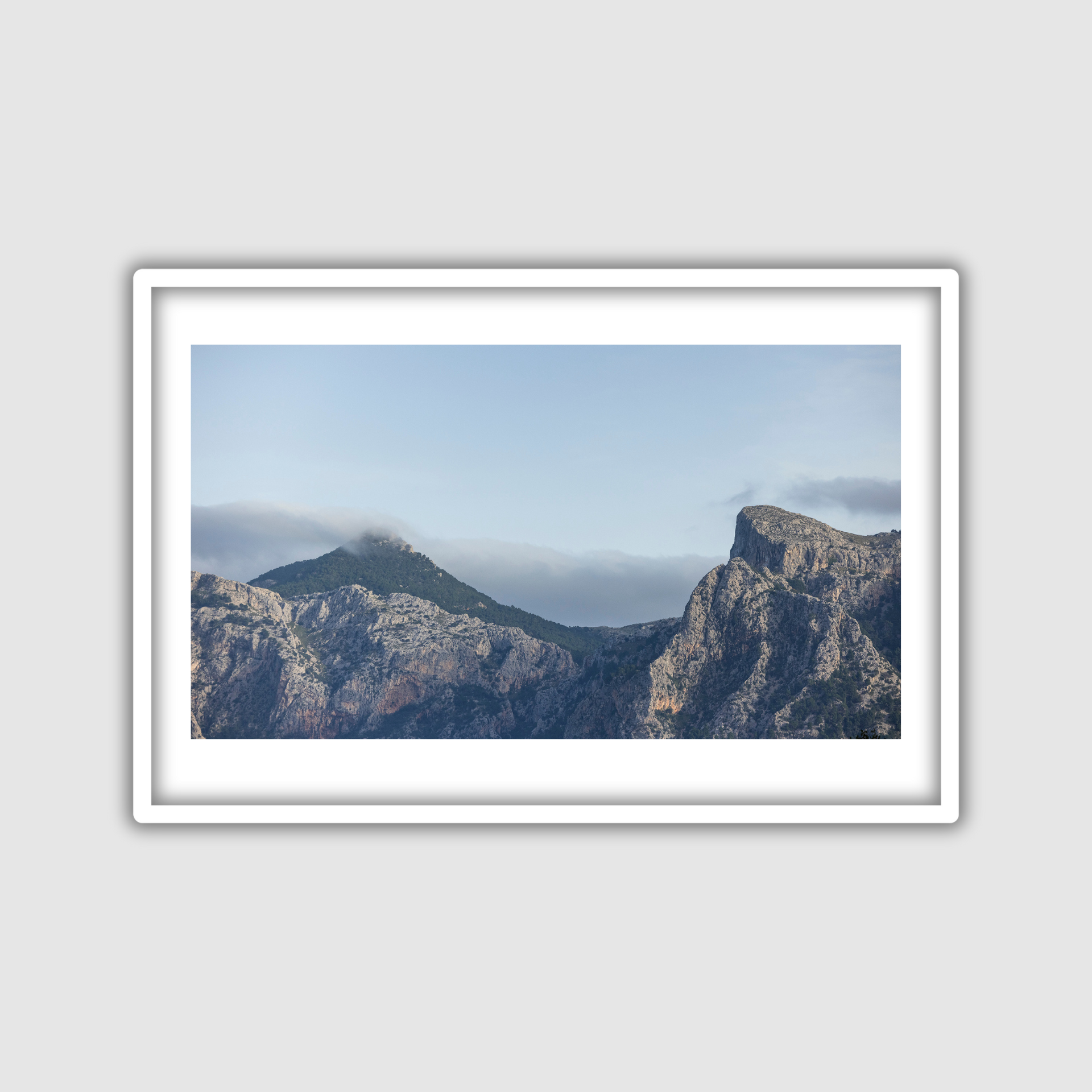 Tramuntana Ridge - Mallorca Mountain Travel Print