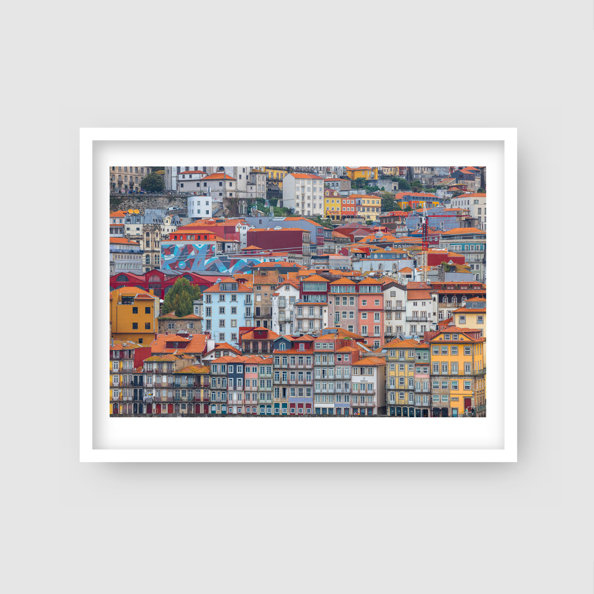 Riberia Rooftops - Portugal Travel Print