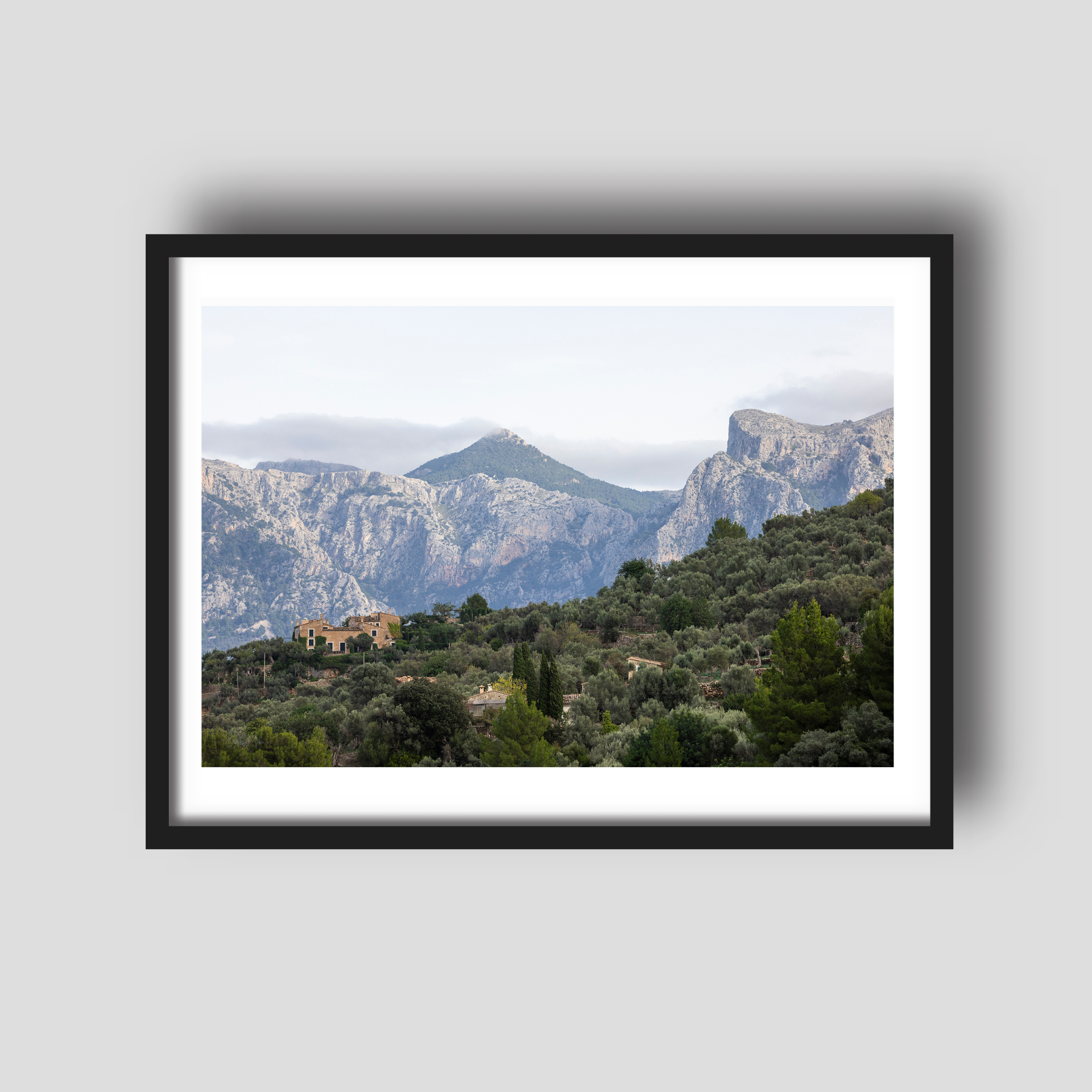 Villa Amongst The North Wind - Mallorca Tramuntana Travel Print