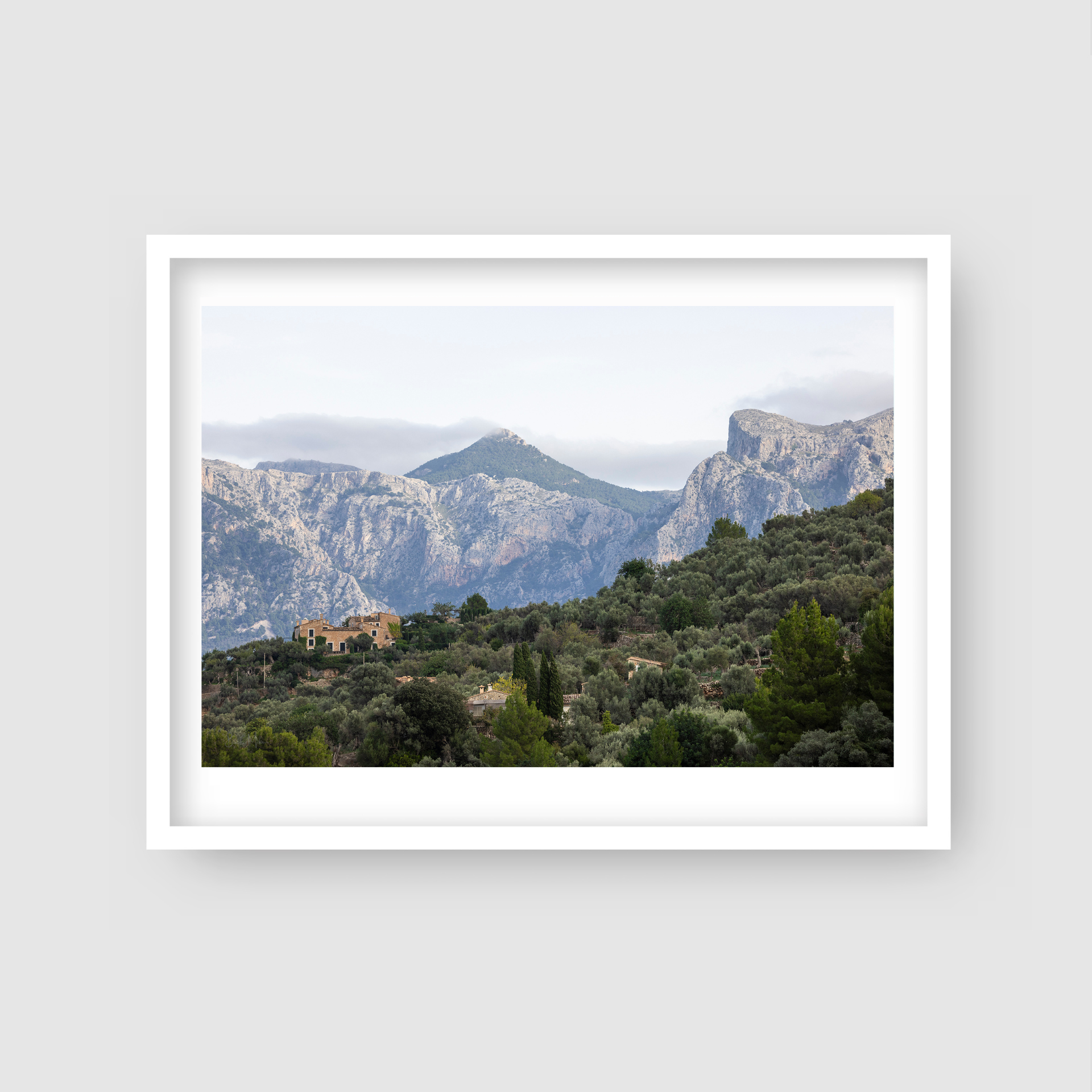 Villa Amongst The North Wind - Mallorca Tramuntana Travel Print