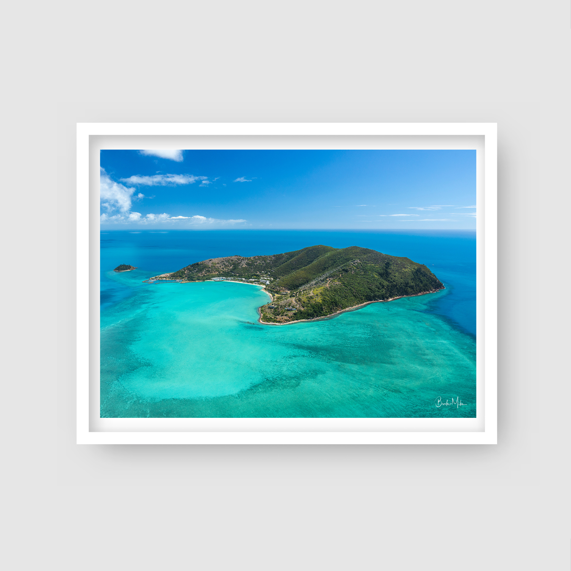 Hayman Island | Aerial Island Wall Art – Whitsundays Photography Print