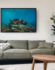 Cruisin | Green Sea Turtle Wall Art – Great Barrier Reef Photography Print