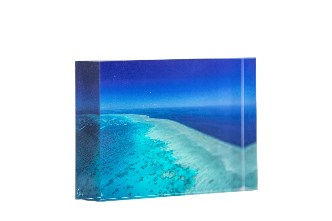 Acrylic Photo Block - &#39;Reef Vista&#39;