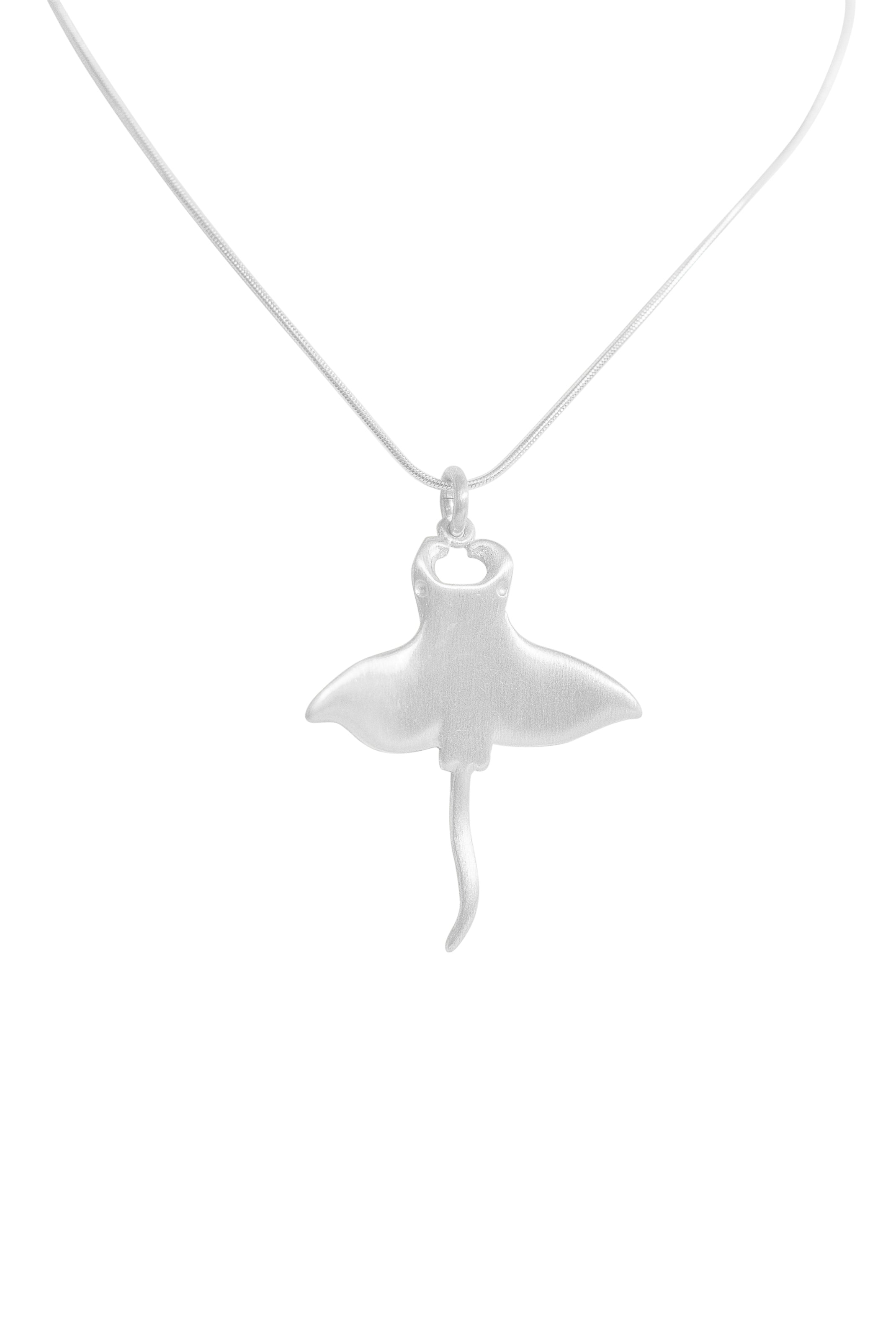 Large Manta Ray Sterling Silver Pendant Wholesale Collection