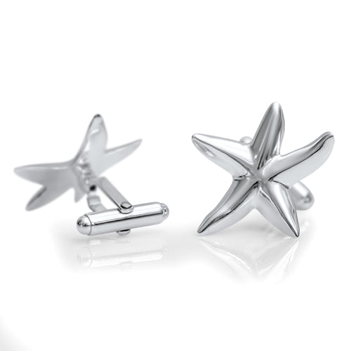 Starfish Cufflinks  - Sterling Silver
