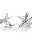 Starfish Cufflinks  - Sterling Silver